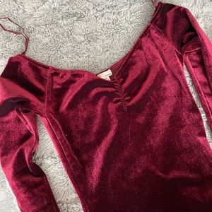 Red Velvet Top